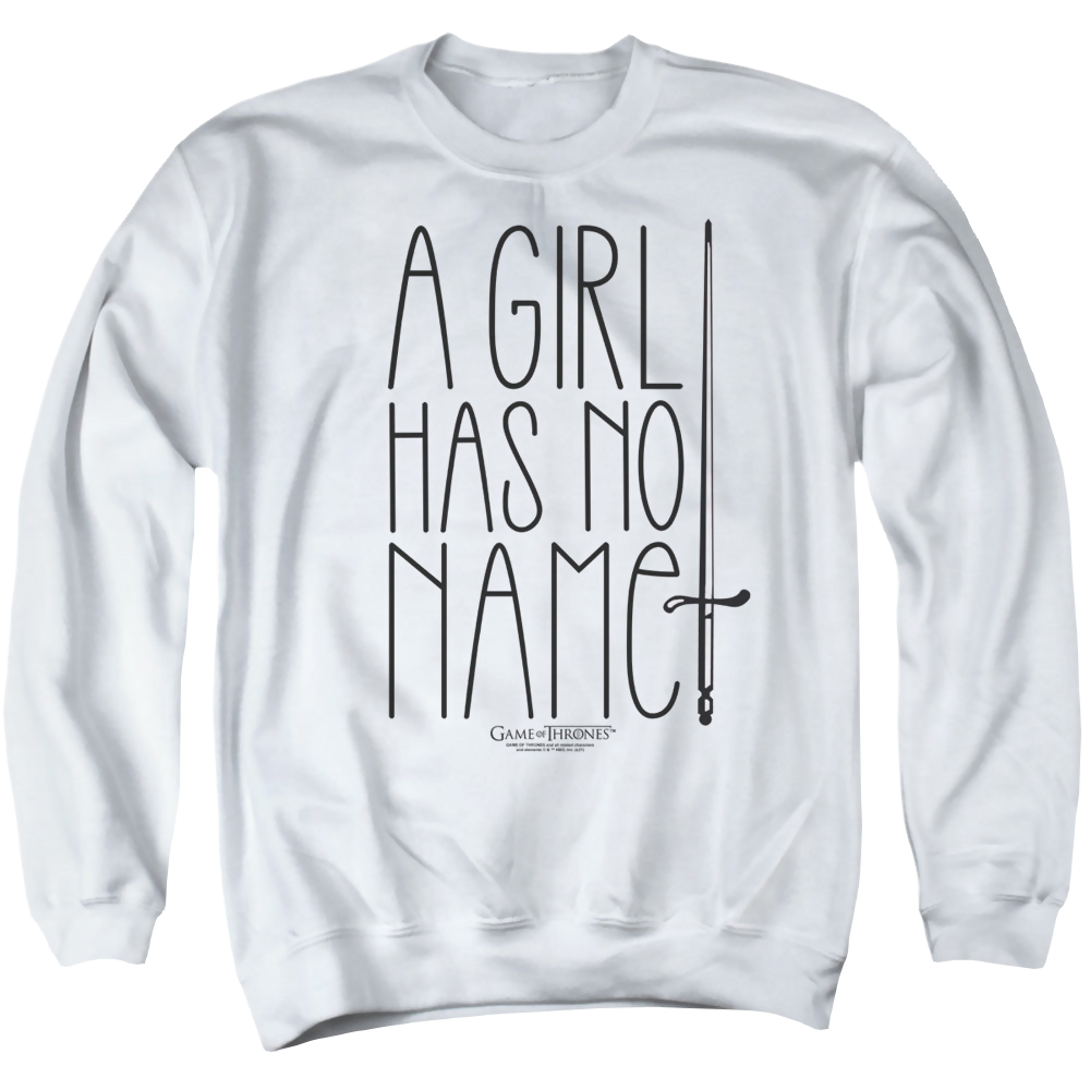 Game of Thrones No Name - Men's Crewneck Sweatshirt Men's Crewneck Sweatshirt Game of Thrones