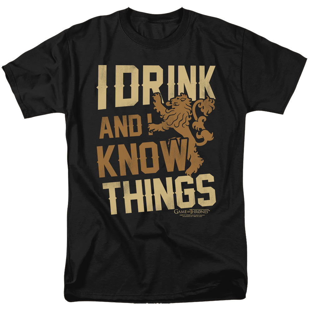 Game of Thrones Know Things - Men's Regular Fit T-Shirt Men's Regular Fit T-Shirt Game of Thrones