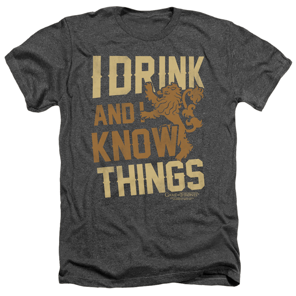 Game of Thrones Know Things - Men's Heather T-Shirt Men's Heather T-Shirt Game of Thrones