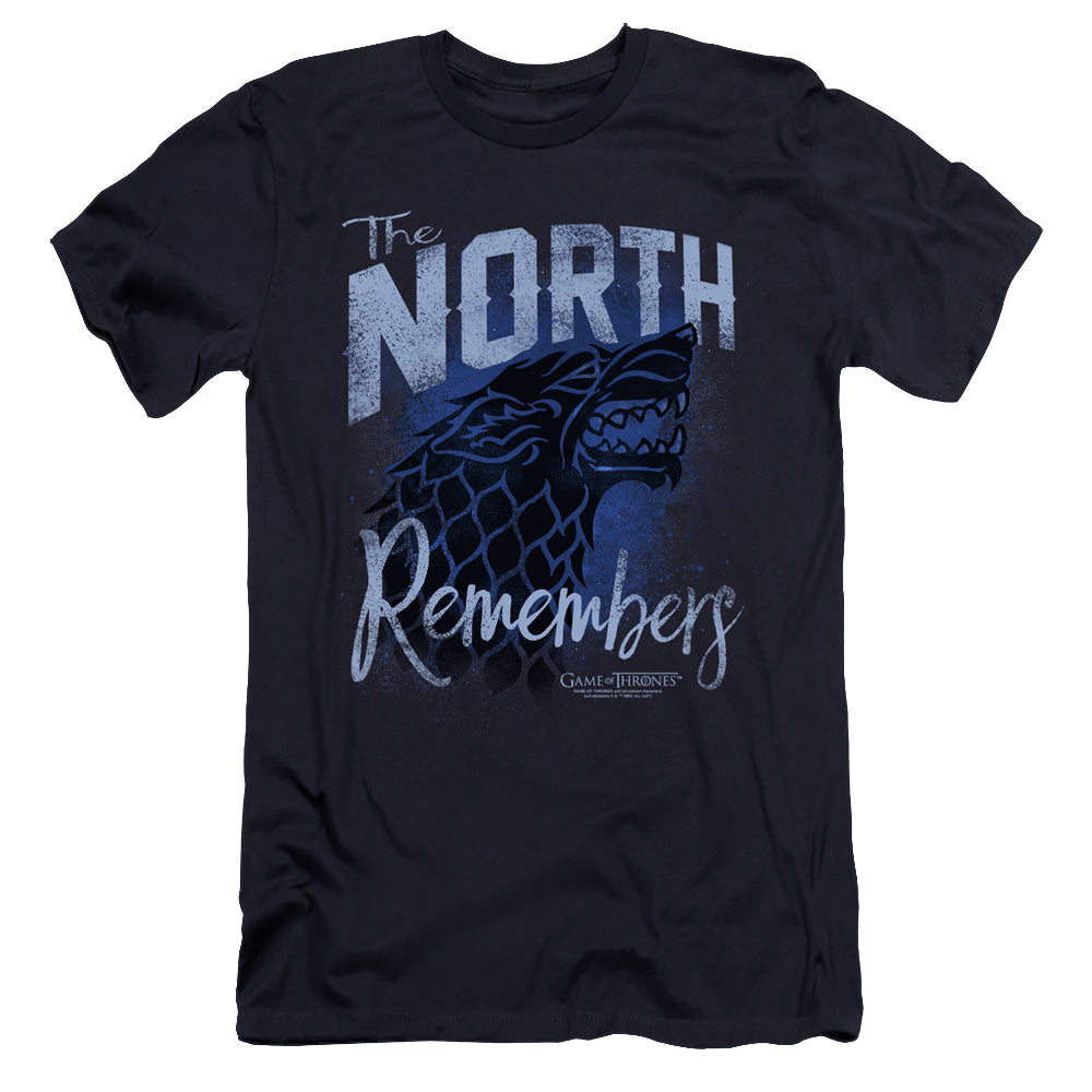 Game of Thrones The North Remembers - Men's Premium Slim Fit T-Shirt Men's Premium Slim Fit T-Shirt Game of Thrones