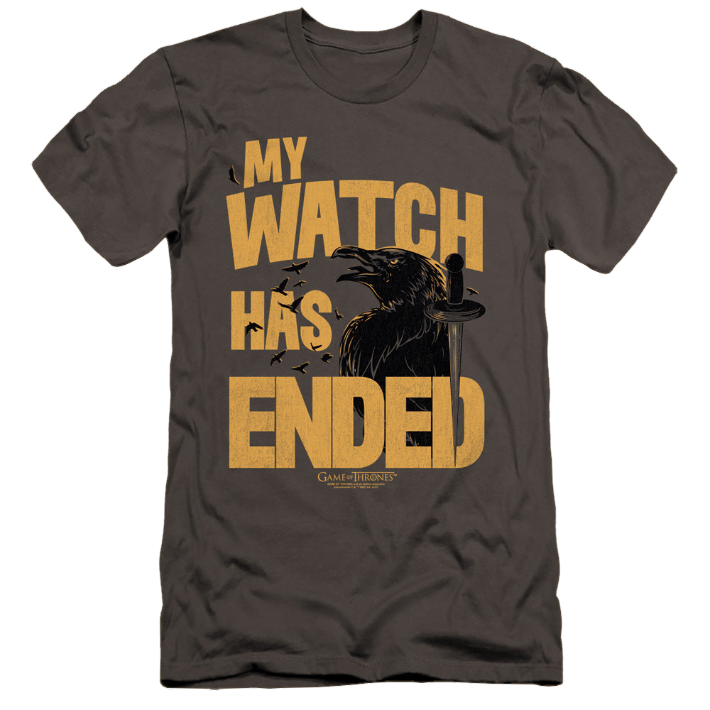 Game of Thrones My Watch Has Ended - Men's Premium Slim Fit T-Shirt Men's Premium Slim Fit T-Shirt Game of Thrones
