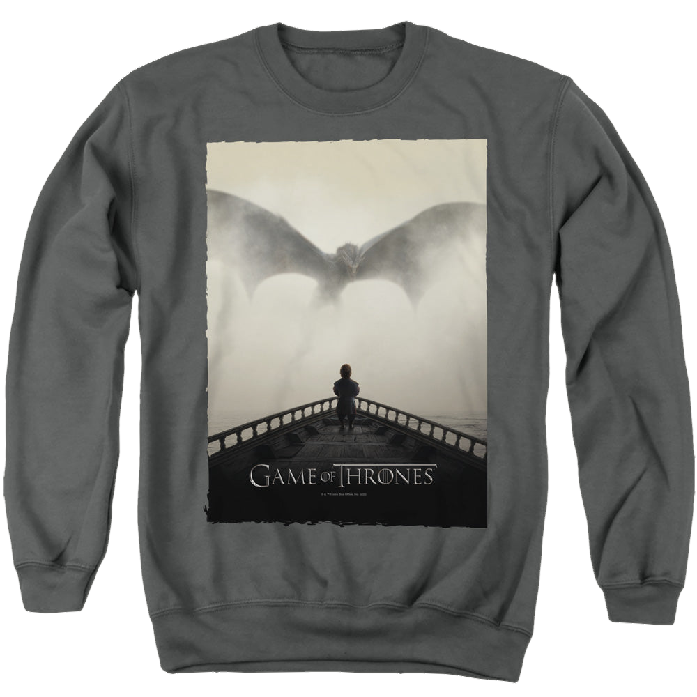 Game of Thrones Dragon 2 - Men's Crewneck Sweatshirt Men's Crewneck Sweatshirt Game of Thrones