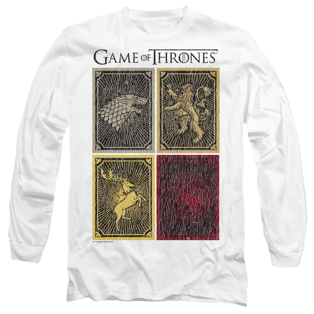 Game of Thrones House Squares - Men's Long Sleeve T-Shirt Men's Long Sleeve T-Shirt Game of Thrones