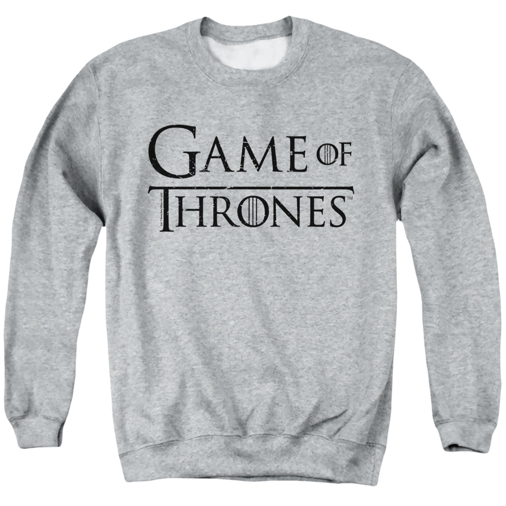 Game of Thrones Logo 1 - Men's Crewneck Sweatshirt Men's Crewneck Sweatshirt Game of Thrones