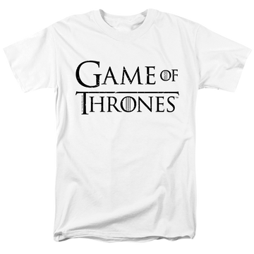 White men's regular fit t-shirt with Game of Thrones Logo 2 graphic