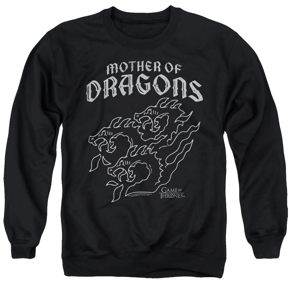 Game of Thrones Mother Of Dragons - Men's Crewneck Sweatshirt Men's Crewneck Sweatshirt Game of Thrones