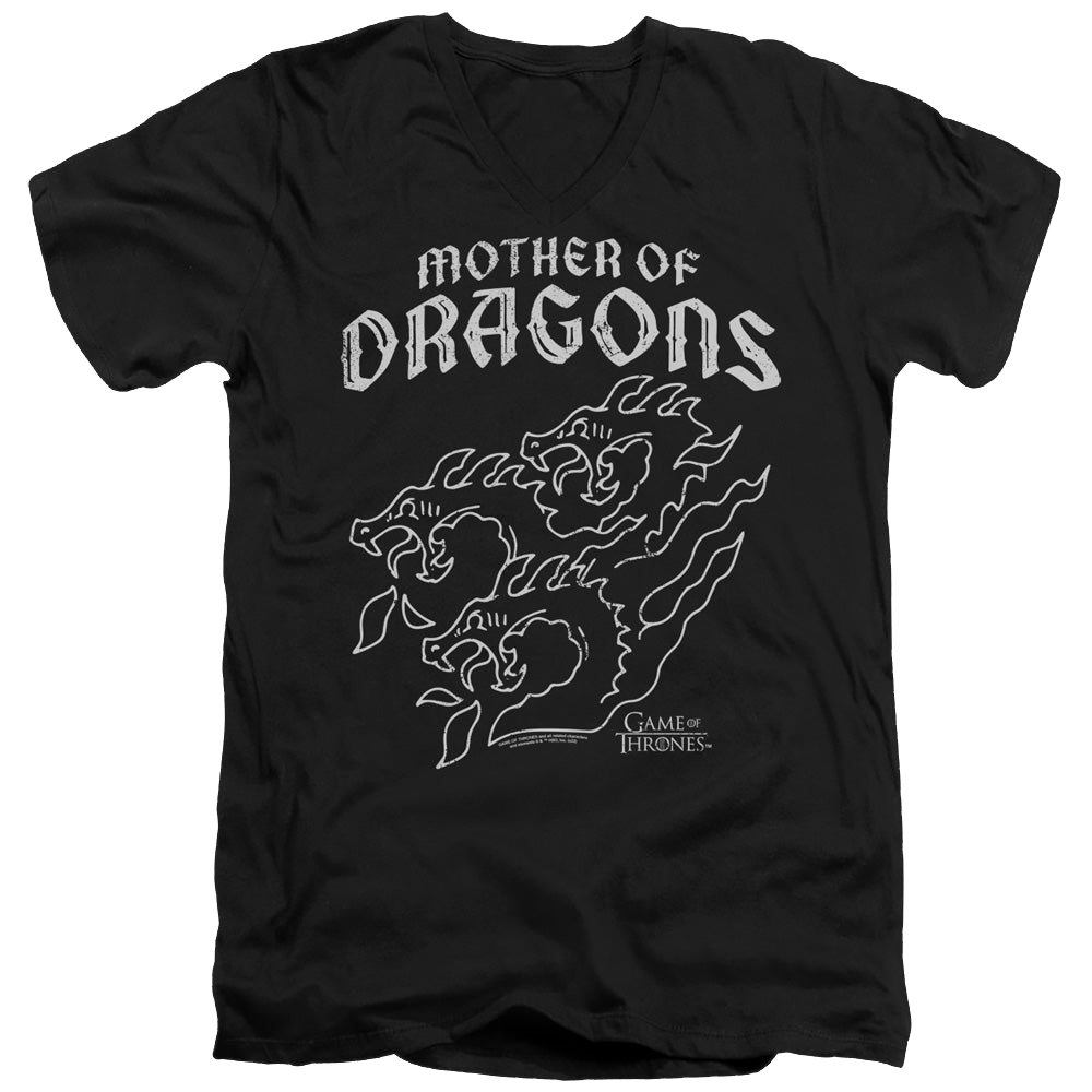 Game of Thrones Mother Of Dragons - Men's V-Neck T-Shirt Men's V-Neck T-Shirt Game of Thrones