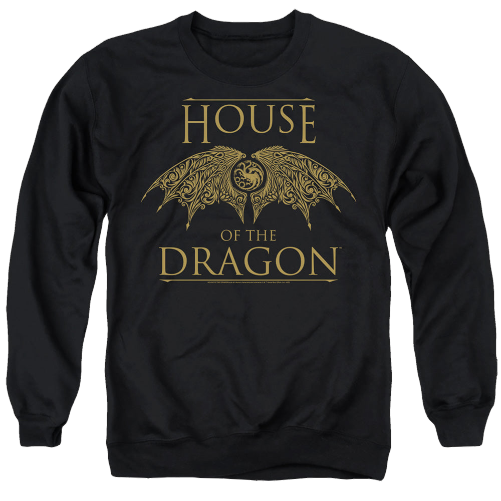 House of the Dragon Dragon Wings - Men's Crewneck Sweatshirt Men's Crewneck Sweatshirt House of the Dragon