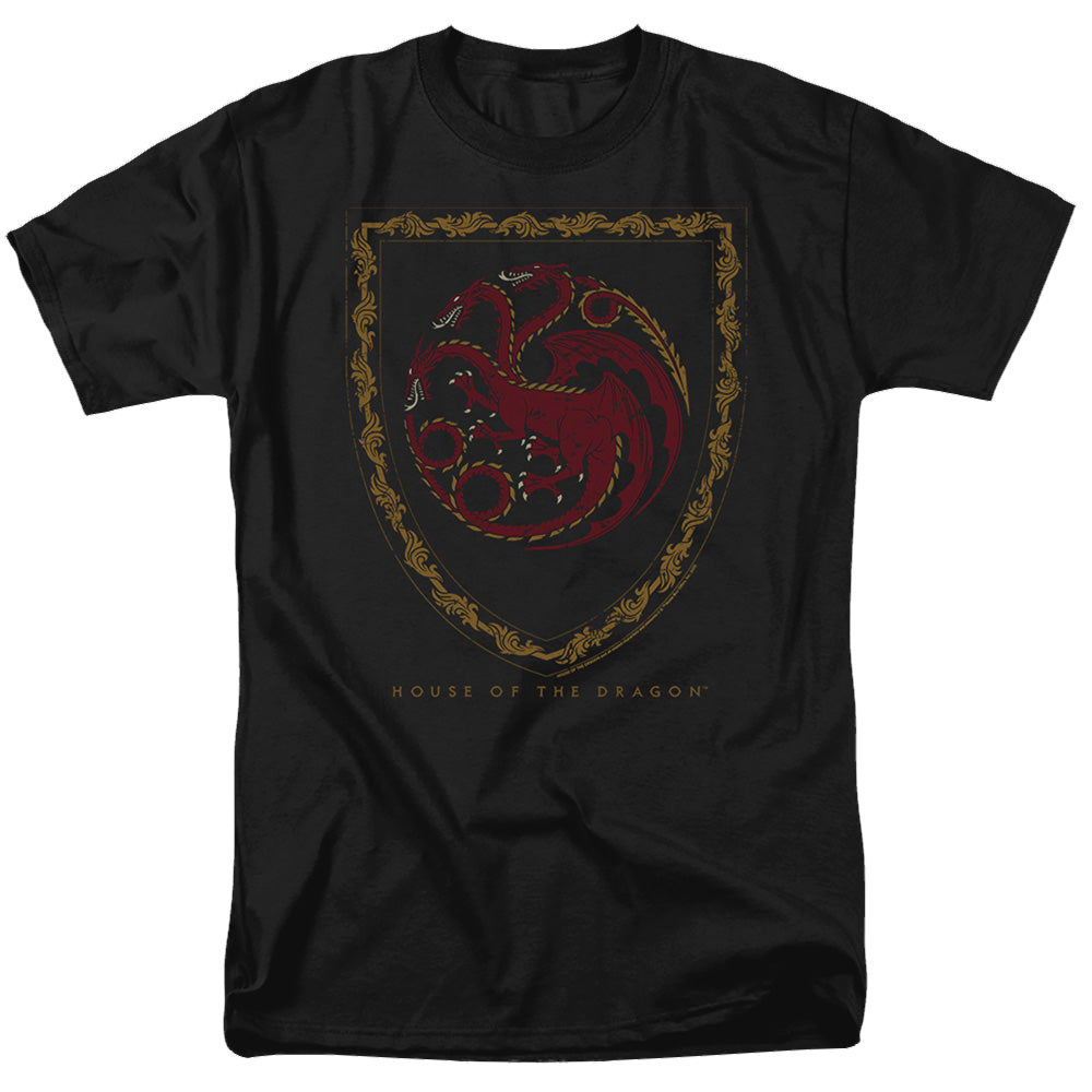 House of the Dragon Dragon Shield Vintage Dark - Men's Regular Fit T-Shirt Men's Regular Fit T-Shirt House of the Dragon