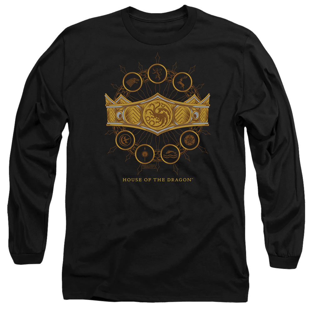 House of the Dragon Crown - Men's Long Sleeve T-Shirt Men's Long Sleeve T-Shirt House of the Dragon