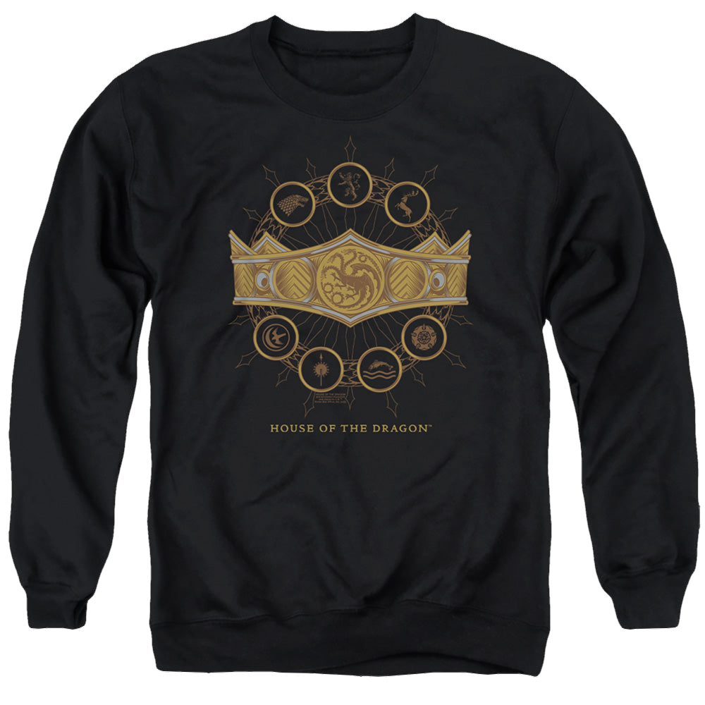 House of the Dragon Crown - Men's Crewneck Sweatshirt Men's Crewneck Sweatshirt House of the Dragon