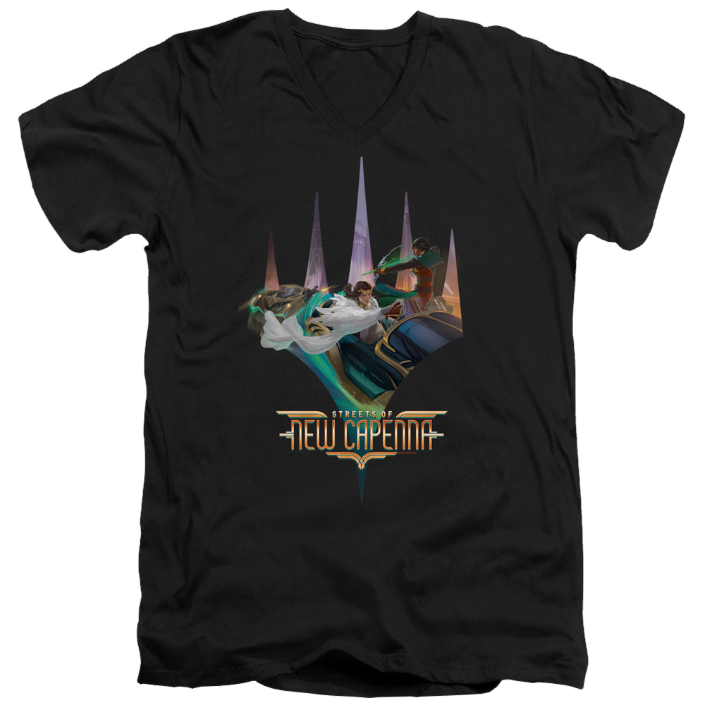 Magic the Gathering Planeswalker Logo - Men's V-Neck T-Shirt Men's V-Neck T-Shirt Magic the Gathering