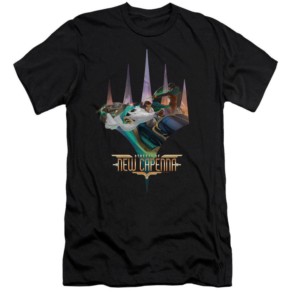 Magic the Gathering Planeswalker Logo - Men's Premium Slim Fit T-Shirt Men's Premium Slim Fit T-Shirt Magic the Gathering