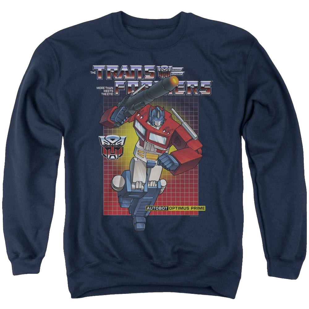 Transformers Optimus Prime - Men's Crewneck Sweatshirt Men's Crewneck Sweatshirt Transformers
