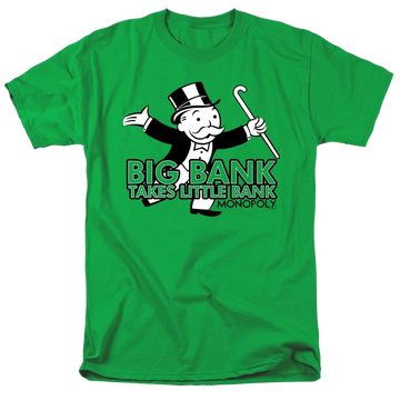 Monopoly Big Bank - Men's Regular Fit T-Shirt Men's Regular Fit T-Shirt Monopoly
