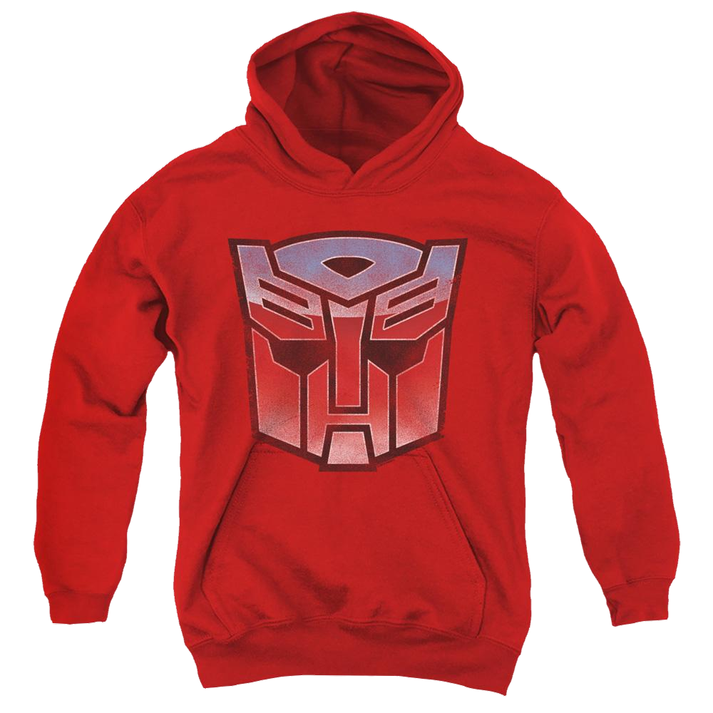 Transformers Vintage Autobot Logo - Youth Hoodie Youth Hoodie (Ages 8-12) Transformers