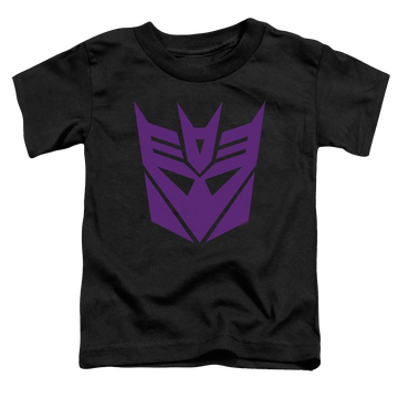 Black toddler t-shirt with Transformers Decepticon graphic