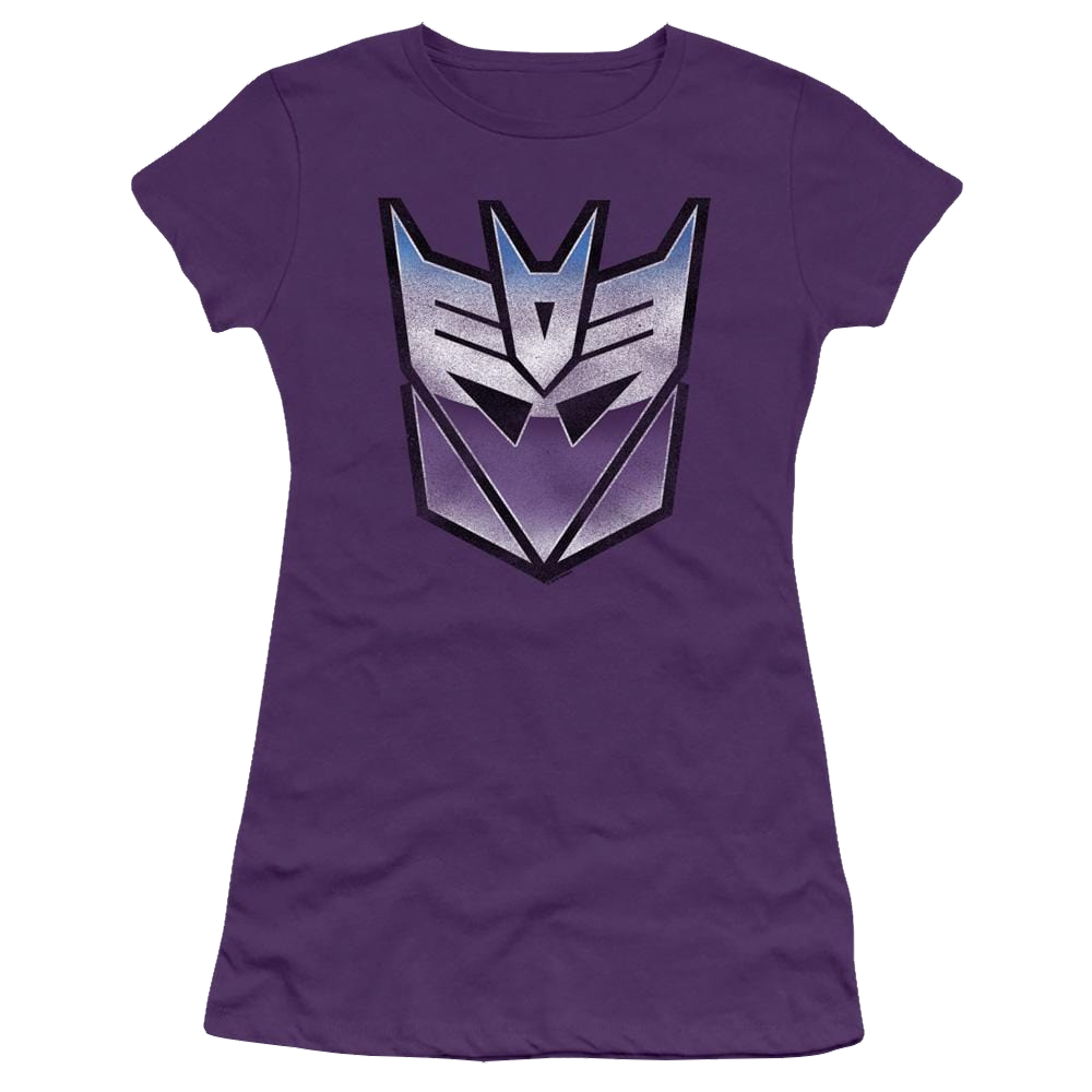Transformers Vintage Decepticon Logo - Juniors T-Shirt Juniors T-Shirt Transformers