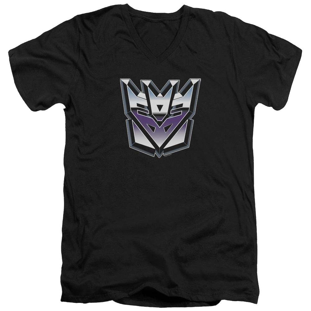 Transformers Decepticon Airbrush Logo - Men's V-Neck T-Shirt Men's V-Neck T-Shirt Transformers