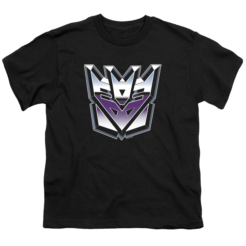 Transformers Decepticon Airbrush Logo - Youth T-Shirt Youth T-Shirt (Ages 8-12) Transformers