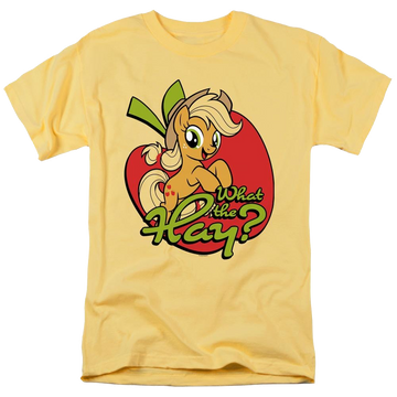 Banana men's regular fit t-shirt with My Little Pony Friendship Is Magic What The Hay graphic