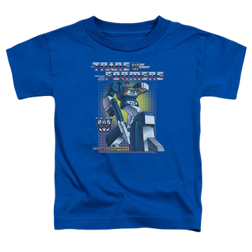 Royal toddler t-shirt with Transformers Soundwave graphic