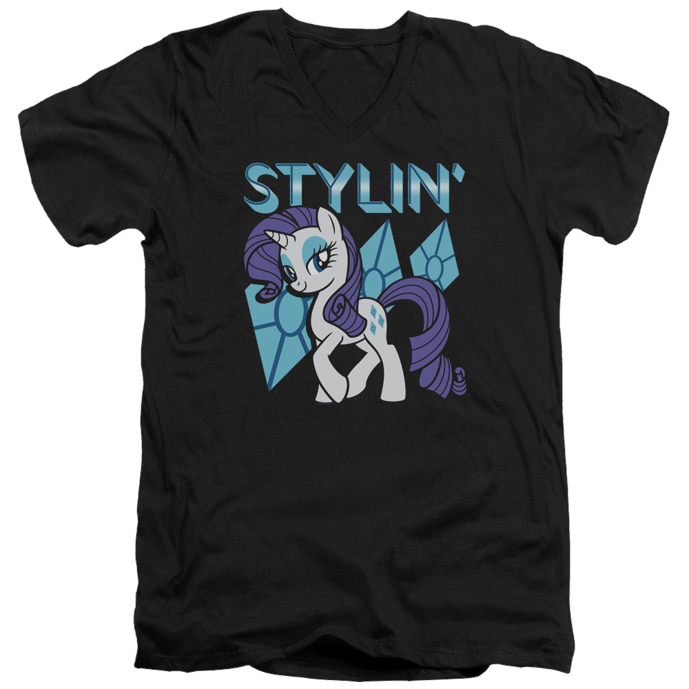 My Little Pony Friendship Is Magic Stylin - Men's V-Neck T-Shirt Men's V-Neck T-Shirt My Little Pony