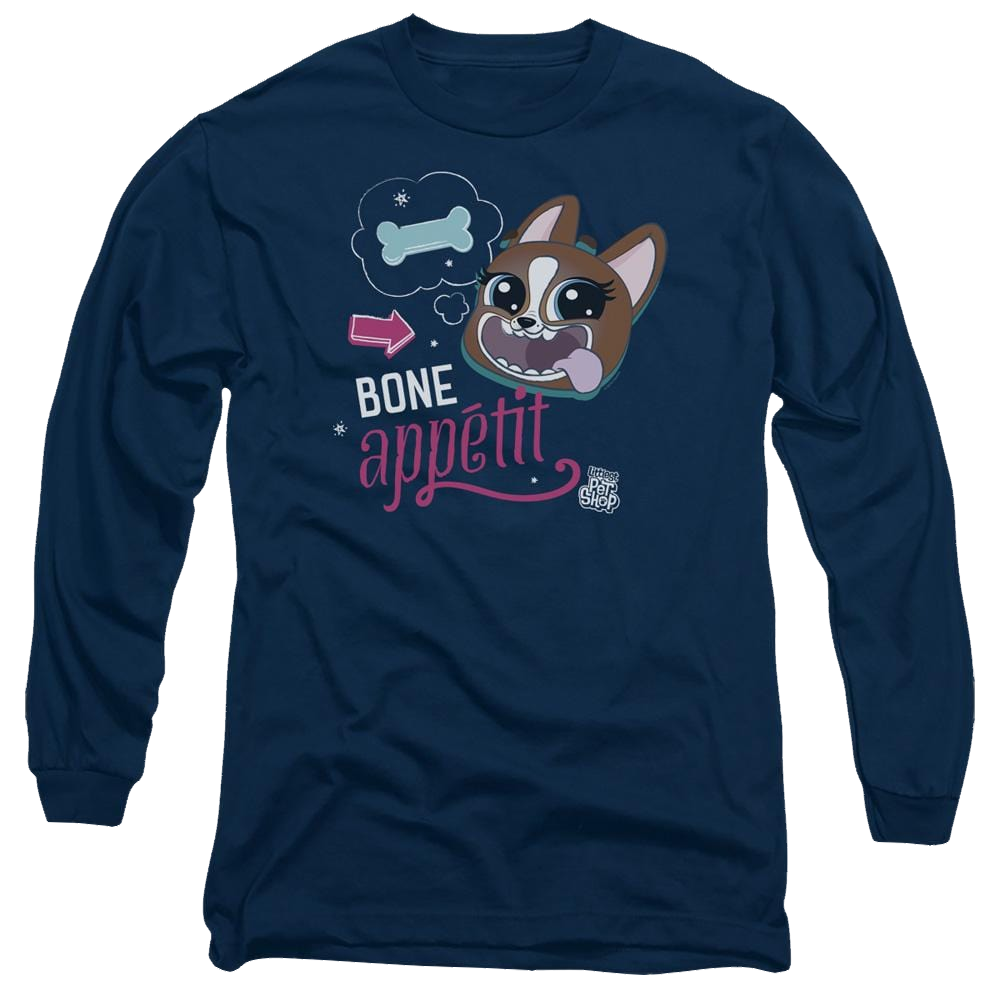 Hasbro Pet Shop Bone Appetit - Men's Long Sleeve T-Shirt Men's Long Sleeve T-Shirt Pet Shop