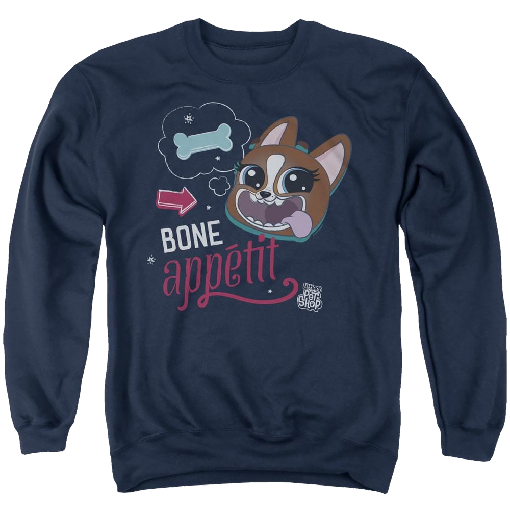 Hasbro Pet Shop Bone Appetit - Men's Crewneck Sweatshirt Men's Crewneck Sweatshirt Pet Shop