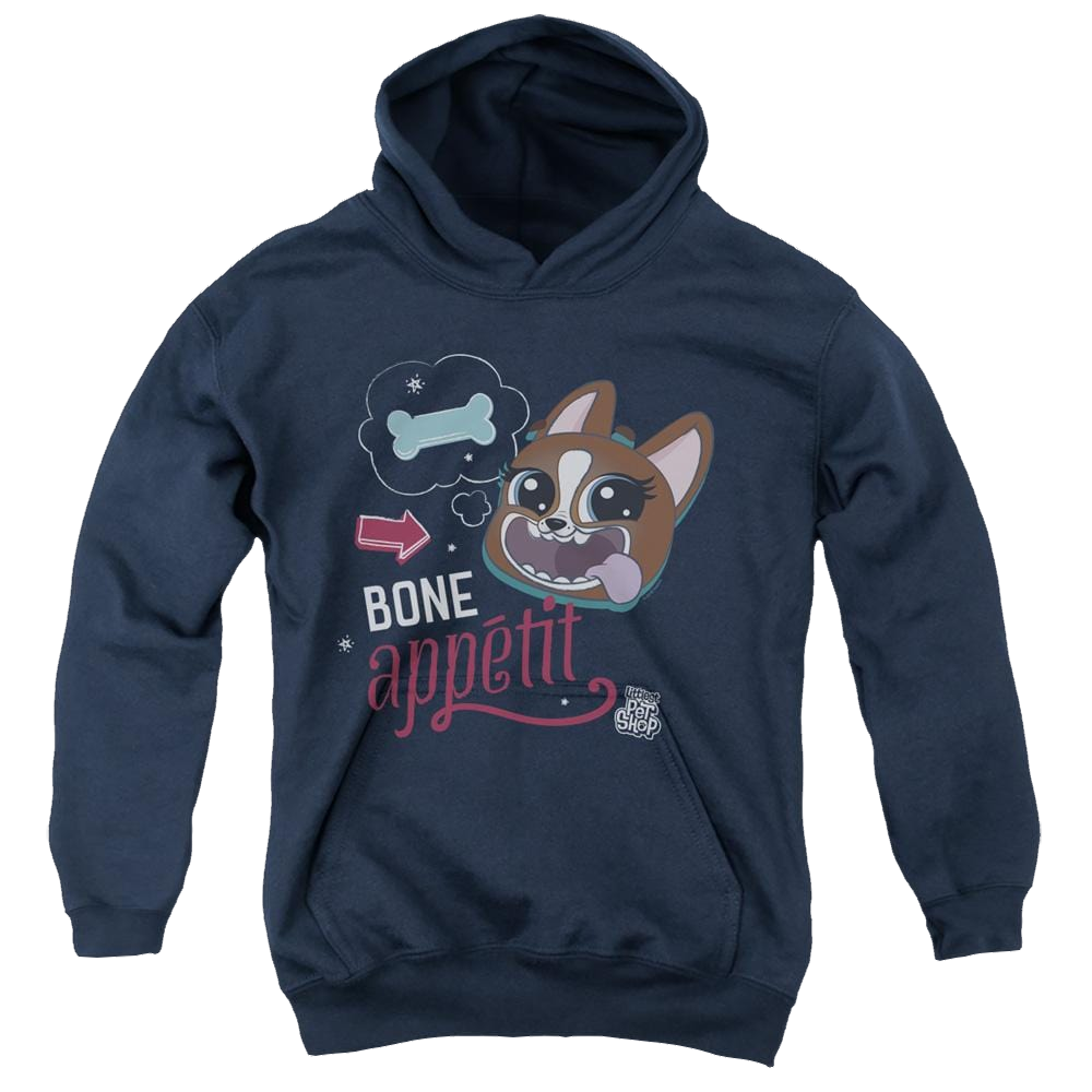 Hasbro Pet Shop Bone Appetit - Youth Hoodie Youth Hoodie (Ages 8-12) Pet Shop