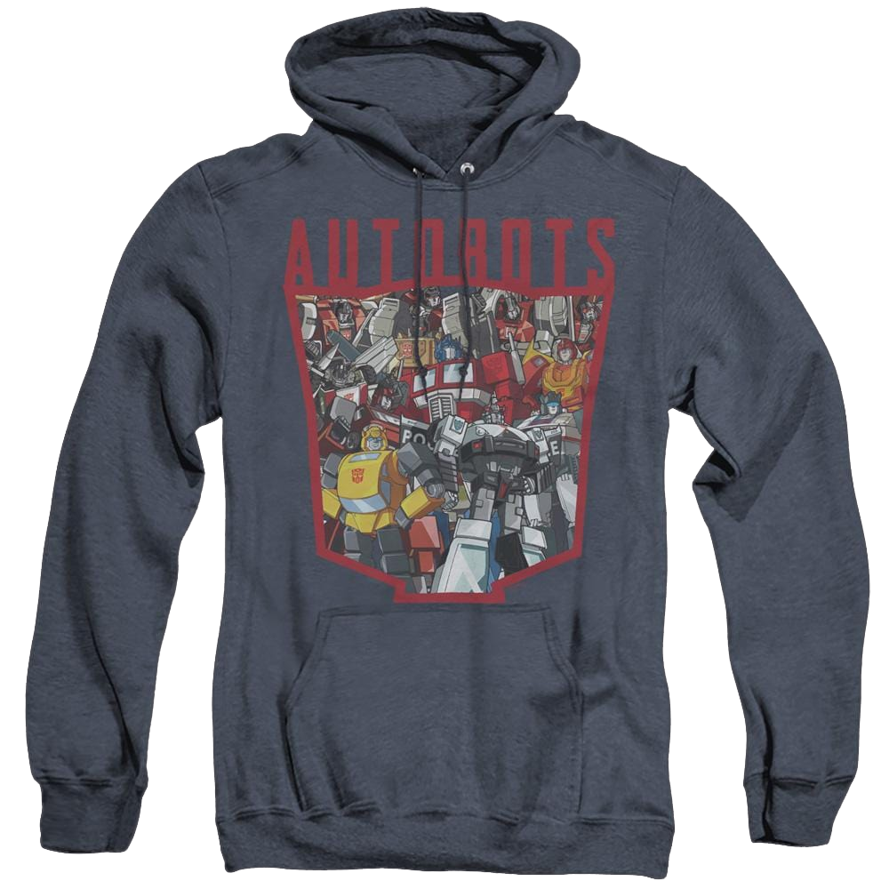 Transformers Autobot Collage - Heather Pullover Hoodie Heather Pullover Hoodie Transformers