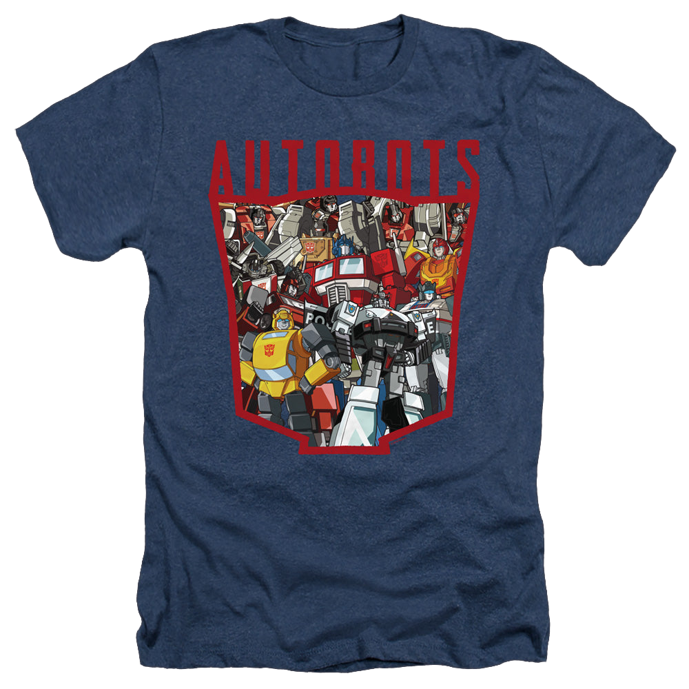 Transformers Autobot Collage - Men's Heather T-Shirt Men's Heather T-Shirt Transformers