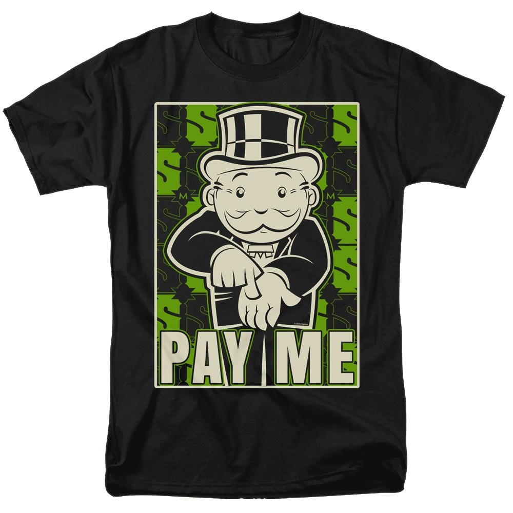 Monopoly Pay Me - Men's Regular Fit T-Shirt Men's Regular Fit T-Shirt Monopoly