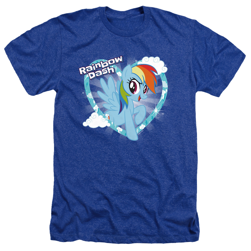 My Little Pony Friendship Is Magic Rainbow Dash - Men's Heather T-Shirt Men's Heather T-Shirt My Little Pony