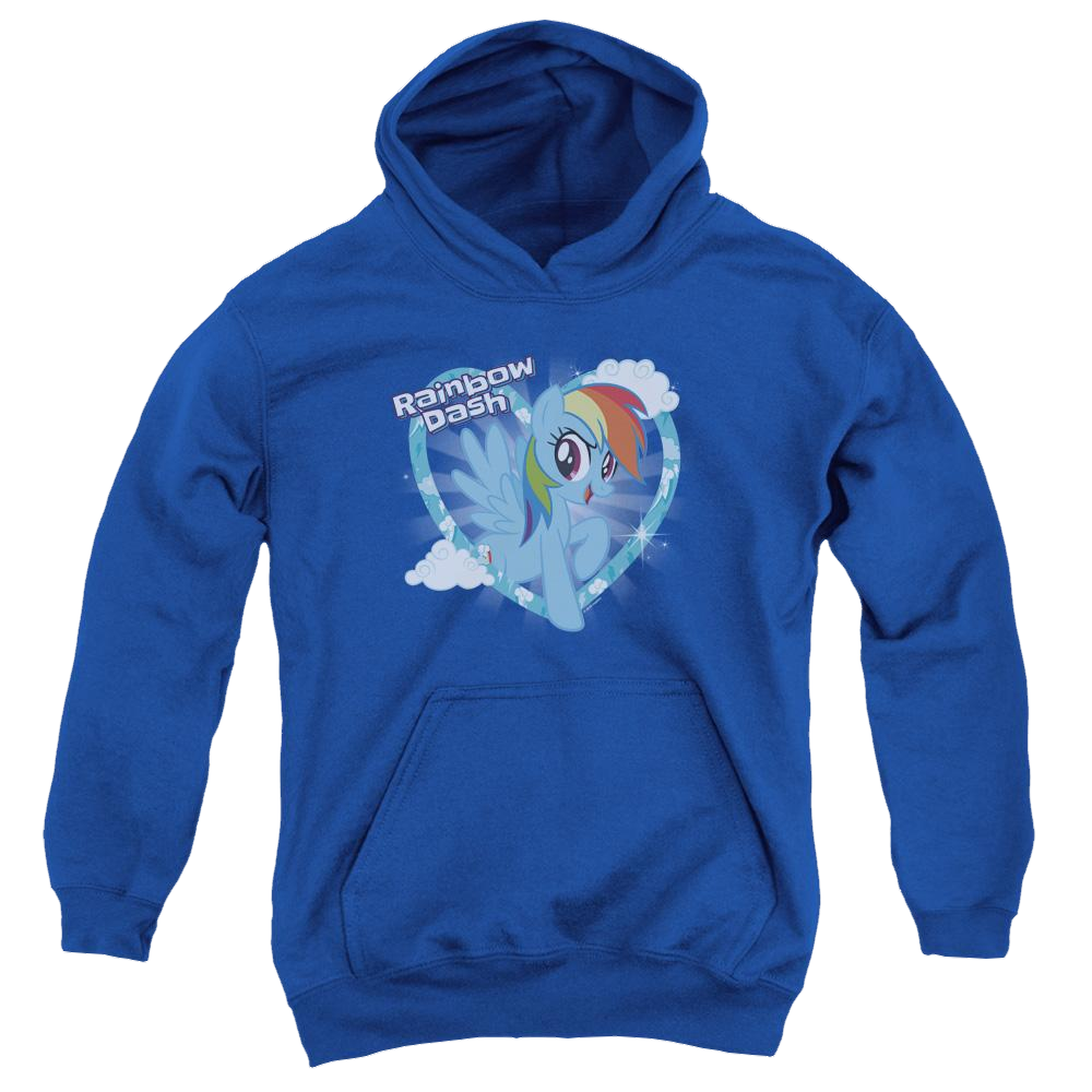 My Little Pony Friendship Is Magic Rainbow Dash - Youth Hoodie Youth Hoodie (Ages 8-12) My Little Pony
