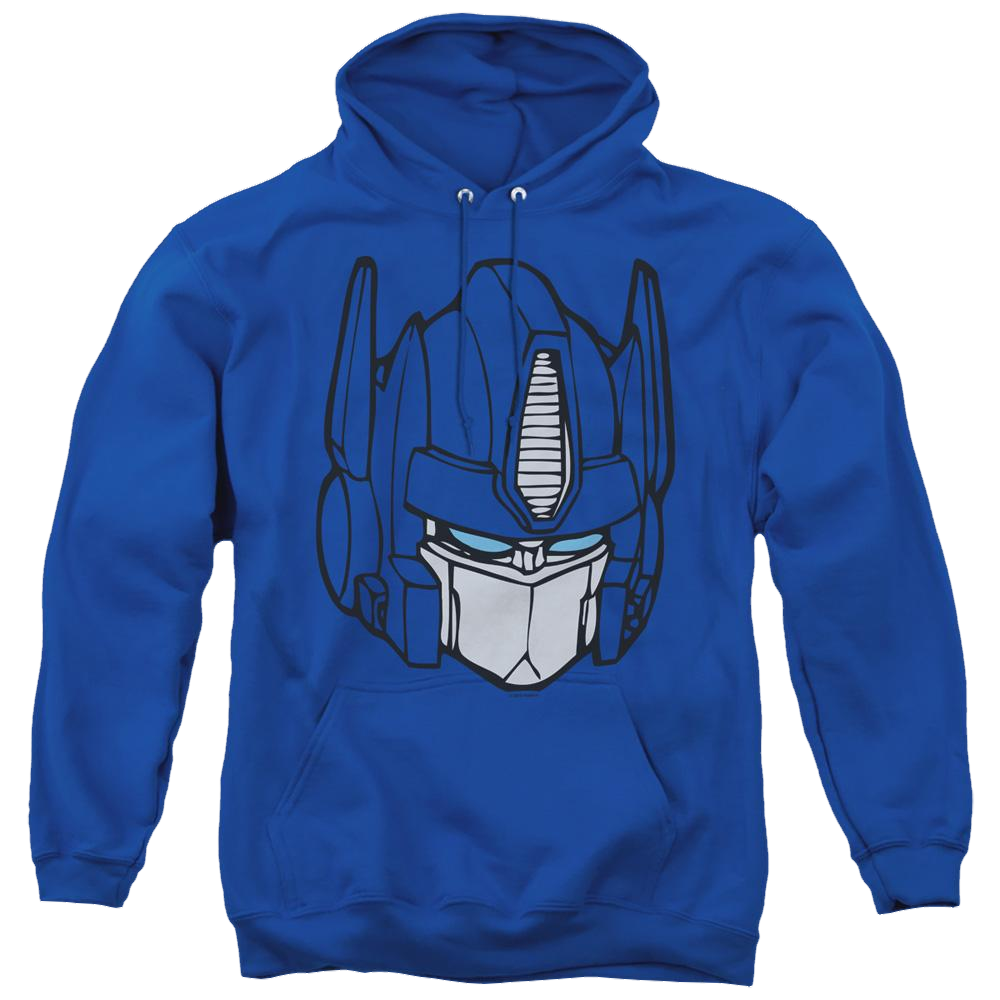 Transformers Optimus Head - Pullover Hoodie Pullover Hoodie Transformers