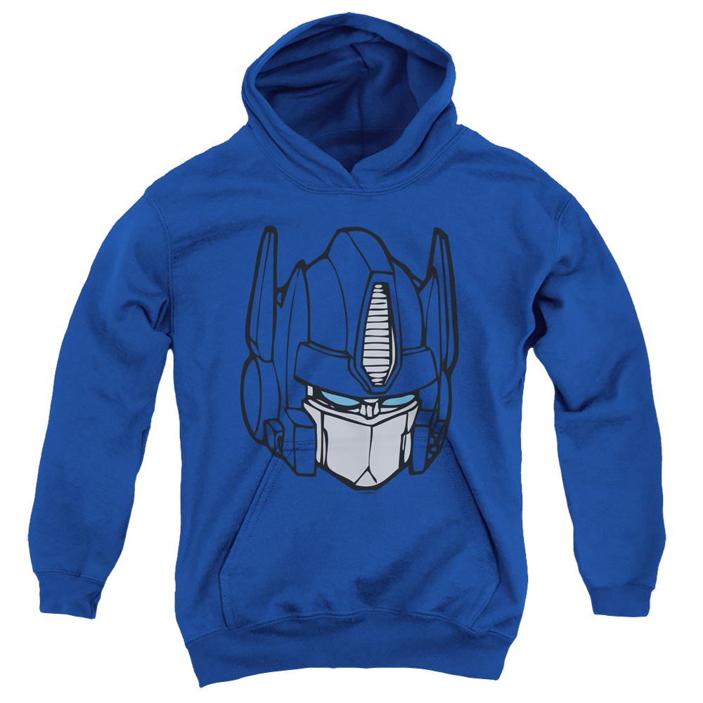 Transformers Optimus Head - Youth Hoodie Youth Hoodie (Ages 8-12) Transformers