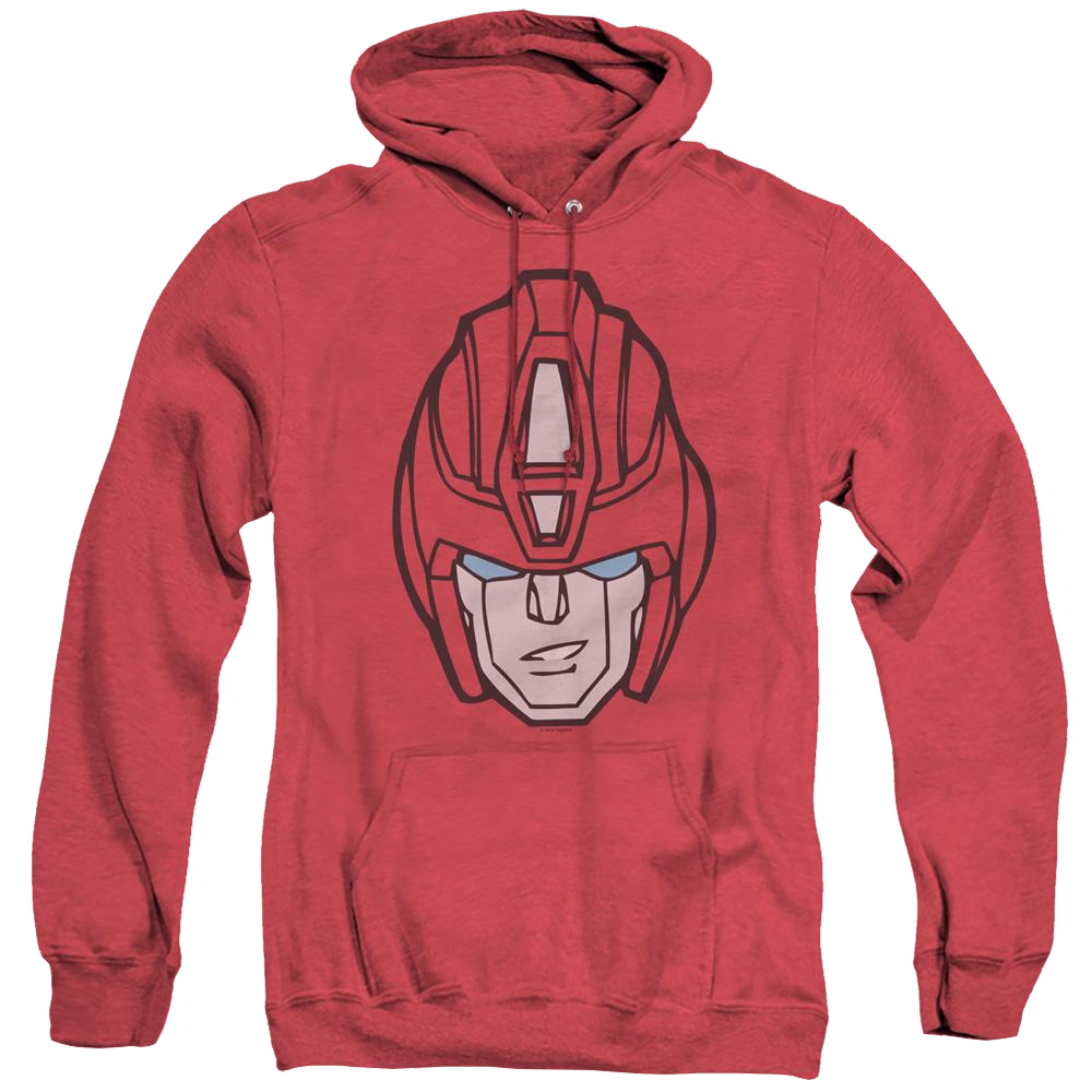 Transformers Hot Rod Head - Heather Pullover Hoodie Heather Pullover Hoodie Transformers