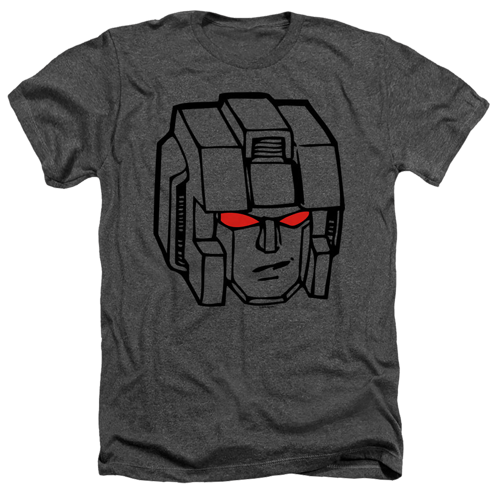 Transformers Starscream Head - Men's Heather T-Shirt Men's Heather T-Shirt Transformers