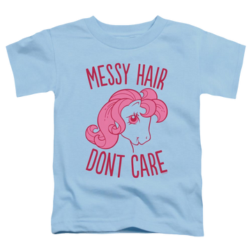 Light blue toddler t-shirt with My Little Pony Classic Messy Hair graphic
