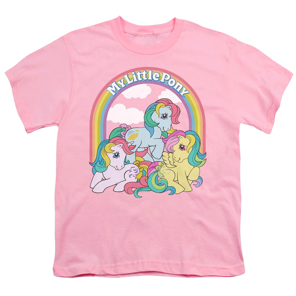 My Little Pony Classic Under The Rainbow - Youth T-Shirt Youth T-Shirt (Ages 8-12) My Little Pony