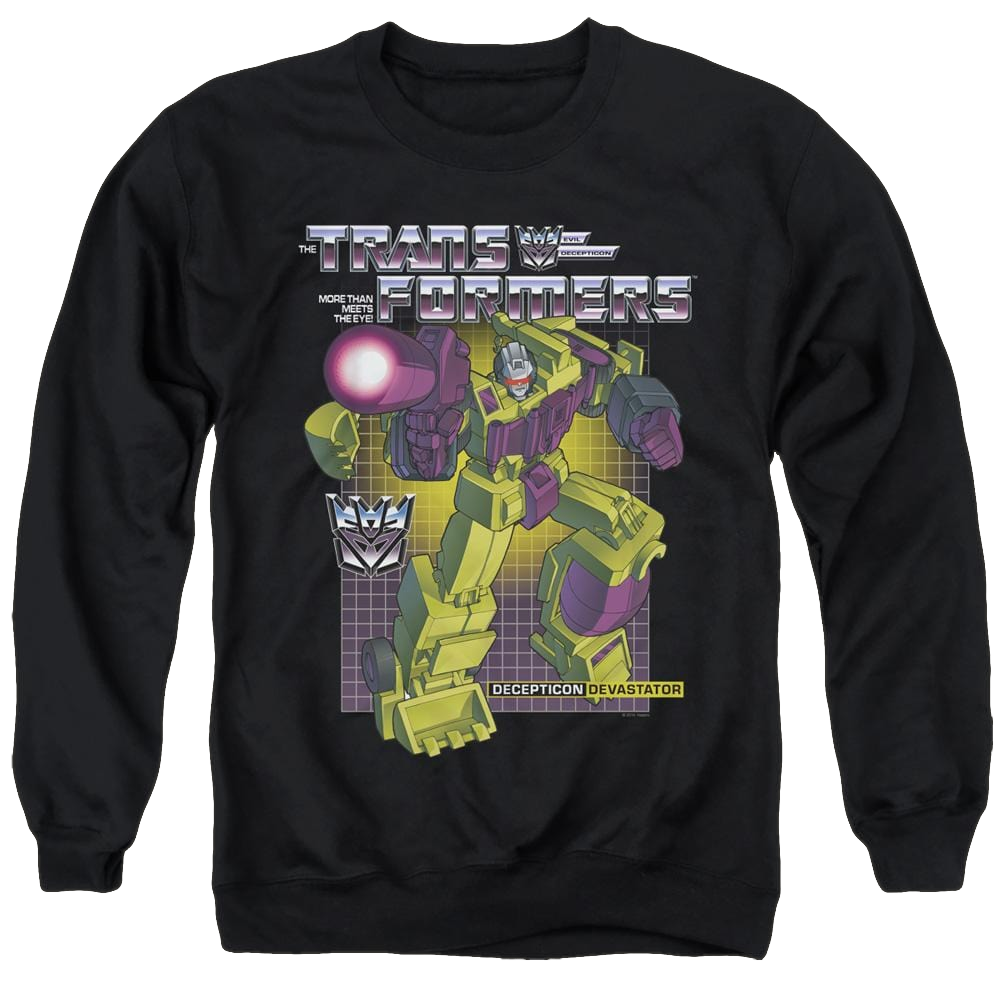 Transformers Devastator - Men's Crewneck Sweatshirt Men's Crewneck Sweatshirt Transformers