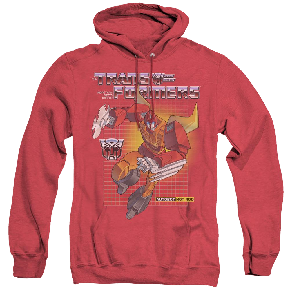 Transformers Hot Rod - Heather Pullover Hoodie Heather Pullover Hoodie Transformers
