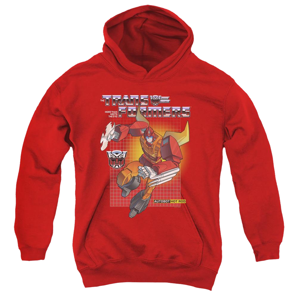 Transformers Hot Rod - Youth Hoodie Youth Hoodie (Ages 8-12) Transformers