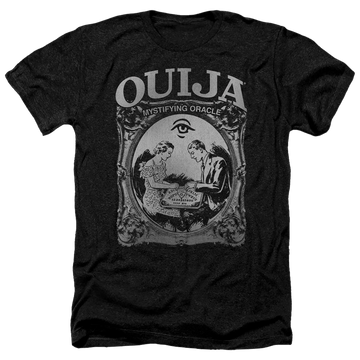 Charcoal men's heather t-shirt with Ouija Hasbro Two graphic
