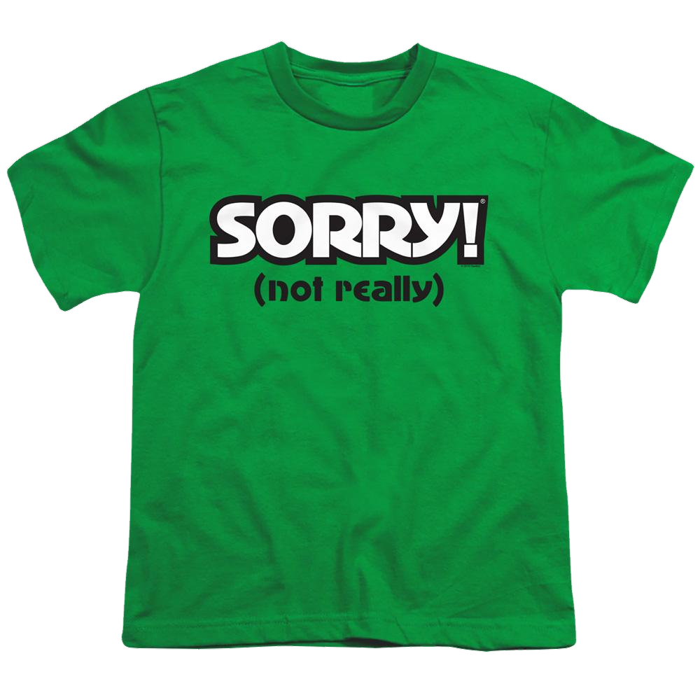 Game of Sorry Not Really - Youth T-Shirt Youth T-Shirt (Ages 8-12) Sorry