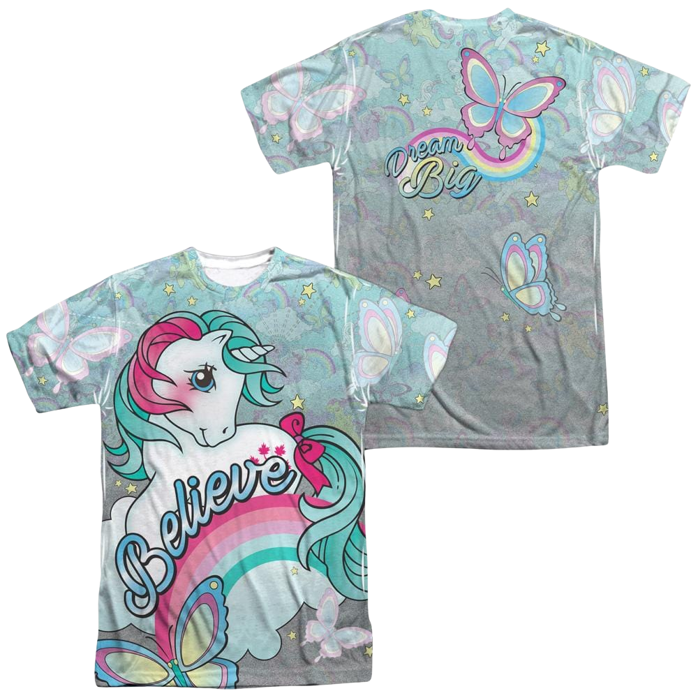 My Little Pony Classic Believe In Dreams (Front/Back Print) - Men's All-Over Print T-Shirt Men's All-Over Print T-Shirt My Little Pony