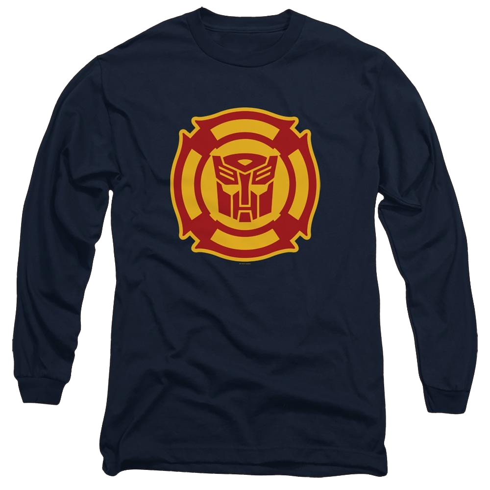 Transformers Rescue Bots Logo - Men's Long Sleeve T-Shirt Men's Long Sleeve T-Shirt Transformers