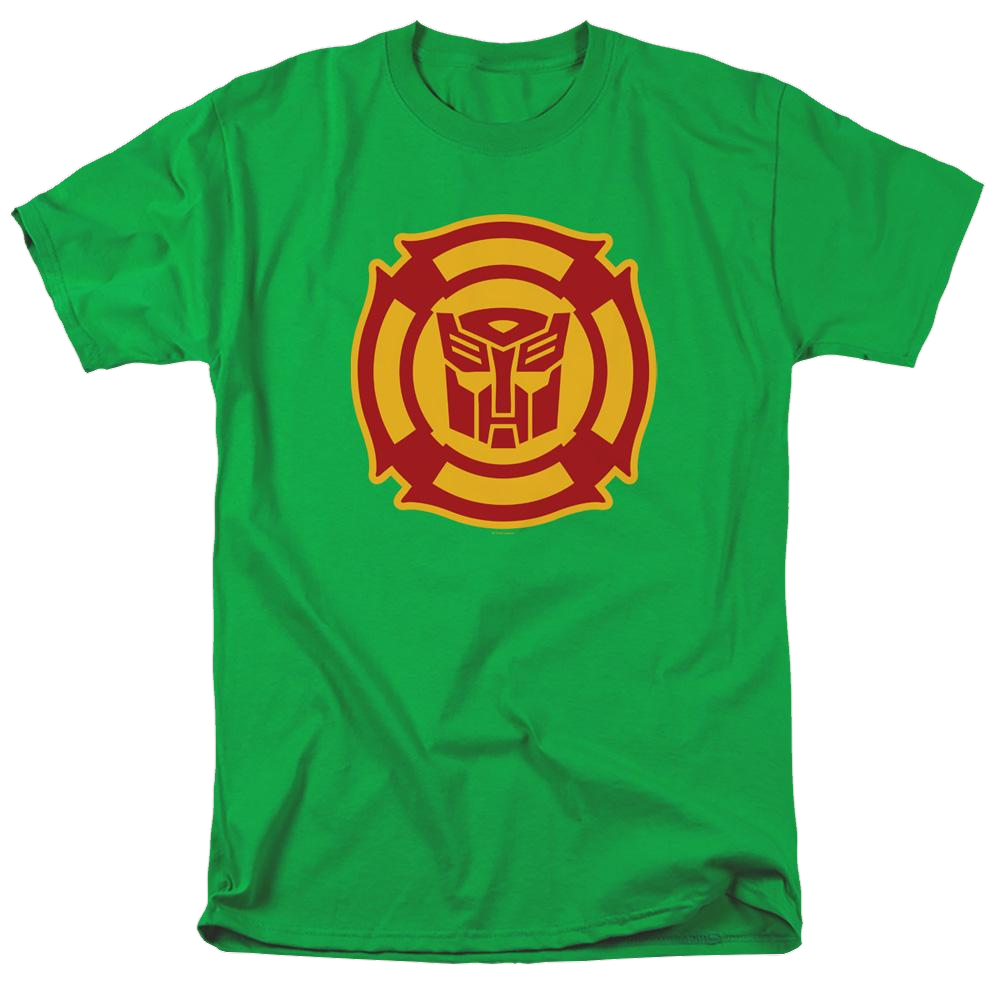 Transformers Rescue Bots Logo - Men's Regular Fit T-Shirt Men's Regular Fit T-Shirt Transformers
