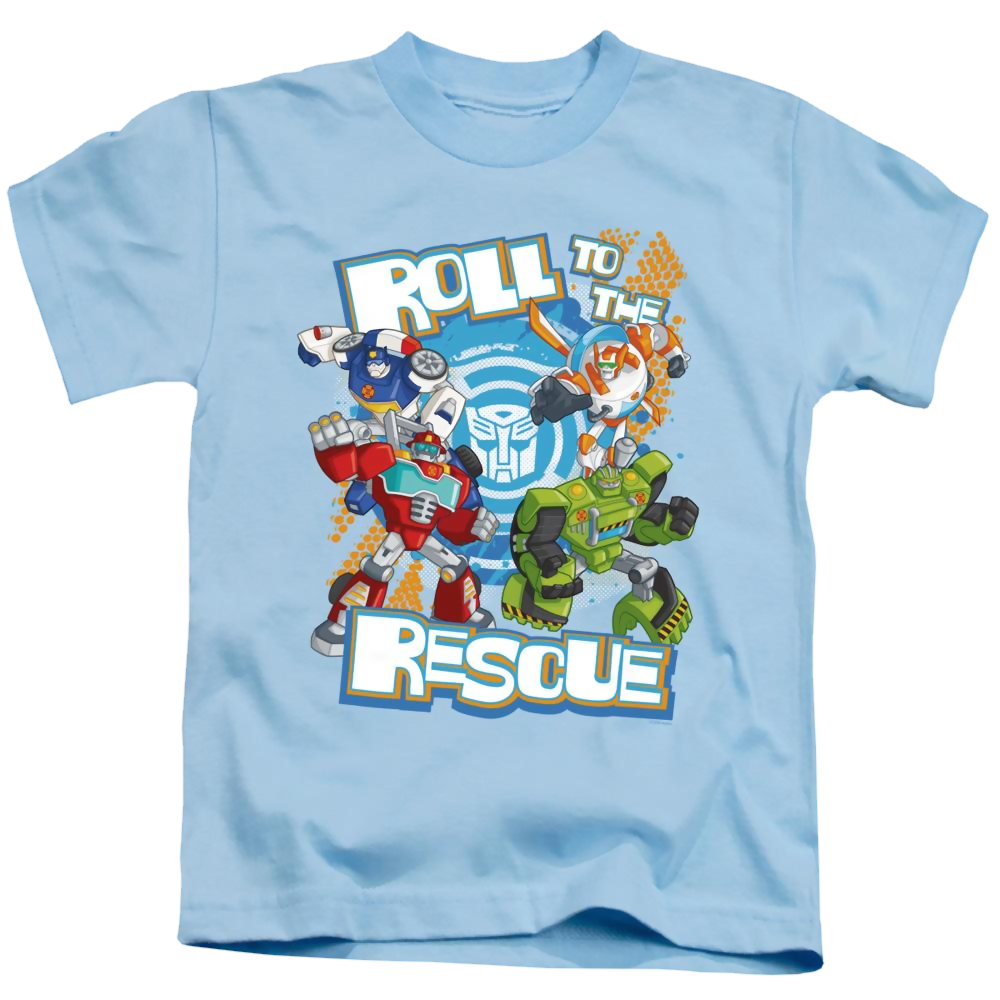 Transformers Roll To The Rescue - Kid's T-Shirt Kid's T-Shirt (Ages 4-7) Transformers